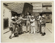 Lot of Five 10 x 8 Glossy Photos From The Three Stooges 1941 Films Dutiful but Dumb, Some More of Samoa & I'll Never Heil Again -- Very Good Condition